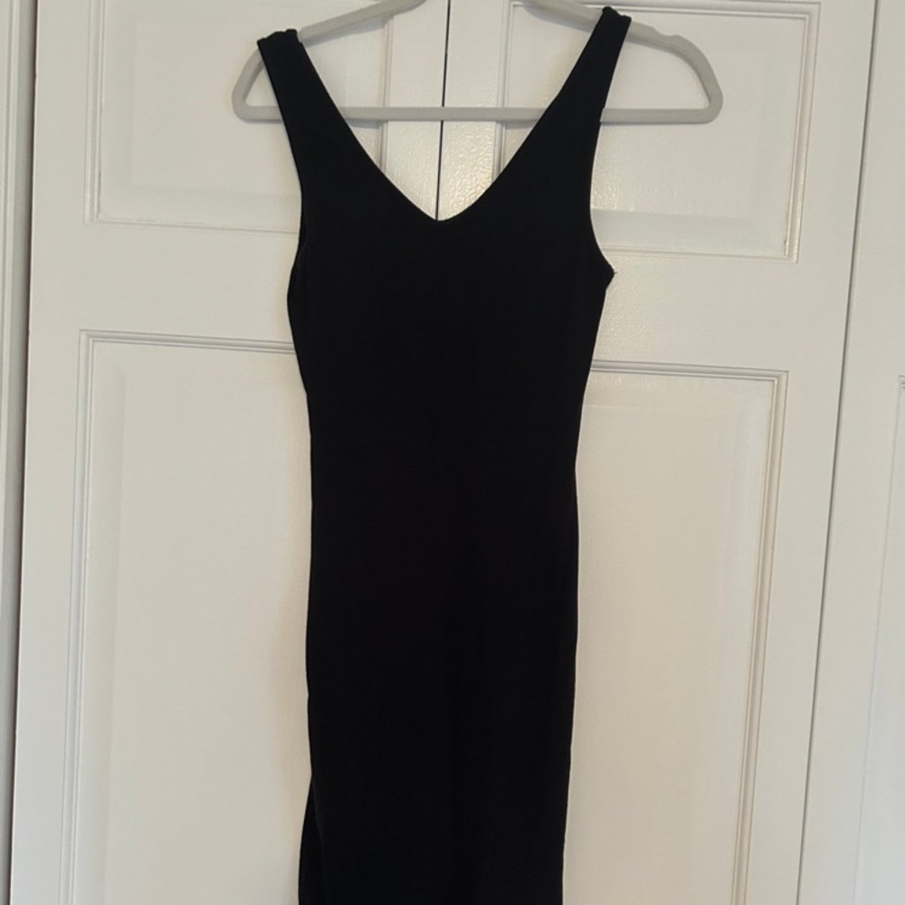 Mini black dress